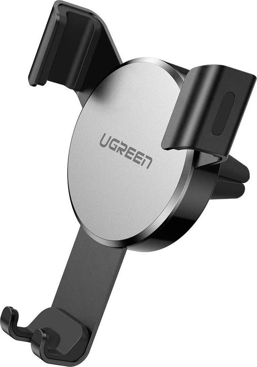 UGREEN Gravity Drive Telefoonhouder Auto Ventilatierooster Klem Zwart afbeelding 1
