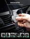 UGREEN Gravity Drive Telefoonhouder Auto Ventilatierooster Klem Zwart afbeelding 2