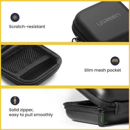 UGREEN Universele Koptelefoon Oplaadcase Hoes voor AirPods/Buds afbeelding 4