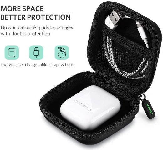 UGREEN Universele Koptelefoon Oplaadcase Hoes voor AirPods/Buds afbeelding 2
