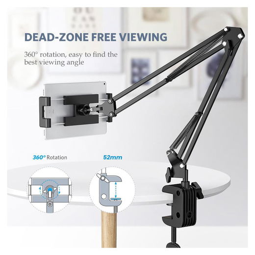 UGREEN Universele Telefoon / Tablet Houder met Verstelbare Lange Arm afbeelding 4