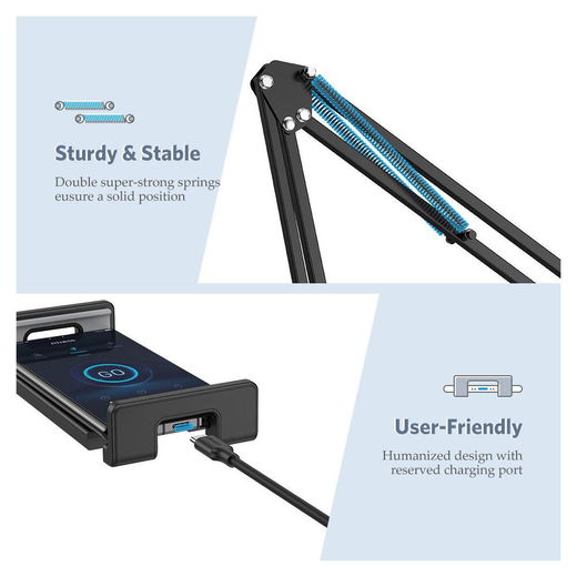 UGREEN Universele Telefoon / Tablet Houder met Verstelbare Lange Arm afbeelding 6