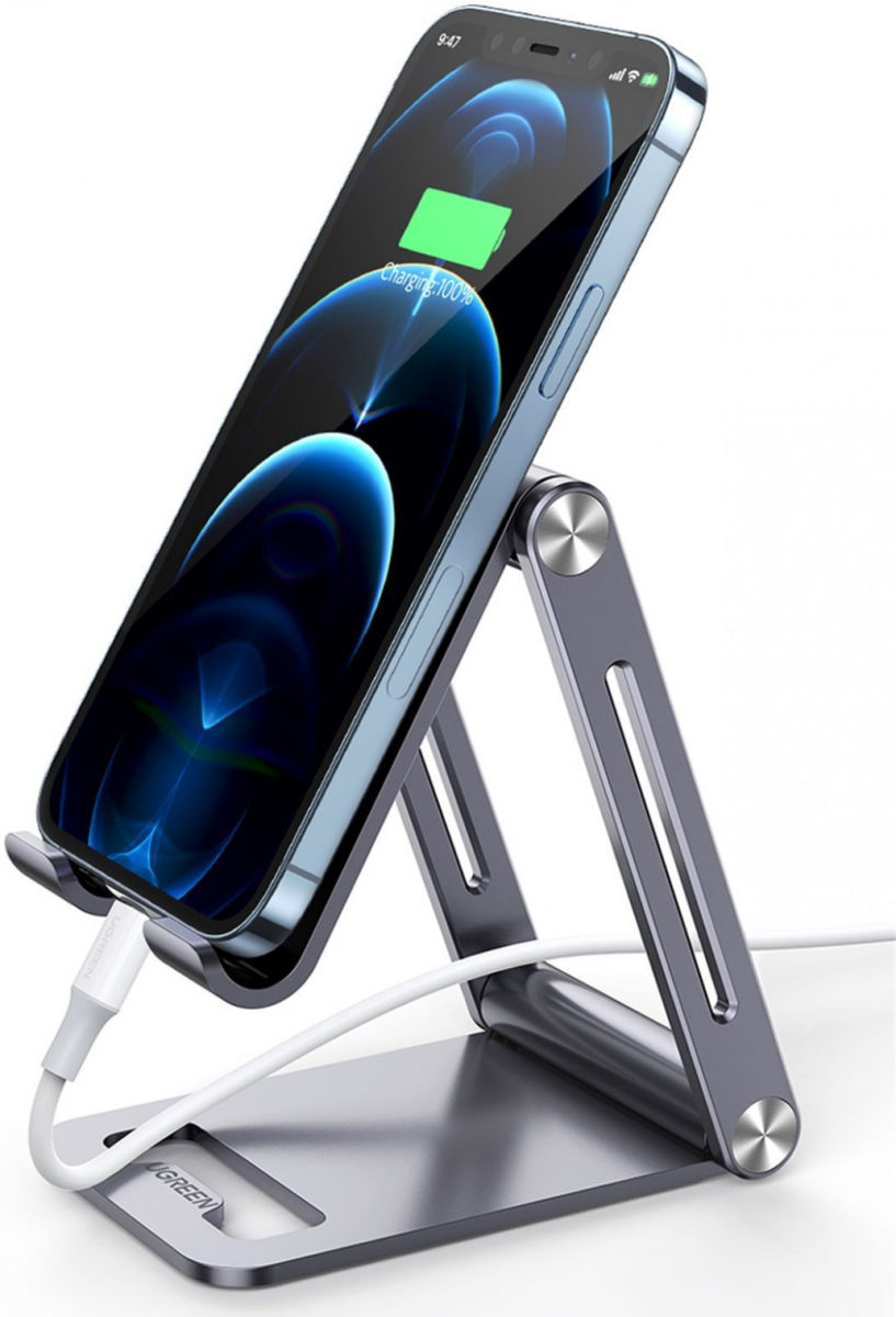 UGREEN Universele Verstelbare Opvouwbare Aluminium Telefoon Houder afbeelding 1