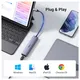 UGREEN USB-C 5-in-1 Hub Ingangen voor 3 USB-A, USB-C en Ethernet afbeelding 6