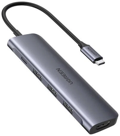 UGREEN 5-in-1 USB-C Hub met USB-A / USB-C / HDMI voor Tablet/Telefoon afbeelding 1