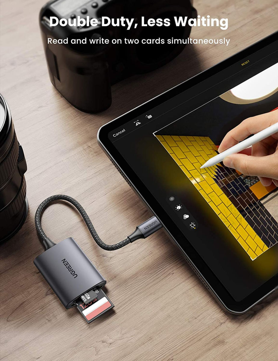 UGREEN USB-C Card Reader met Micro SD-kaart / SD-Kaart Ingang afbeelding 5