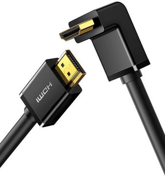UGREEN Rechthoekige Haakse HDMI naar HDMI Kabel 4K@60Hz 2M Zwart
