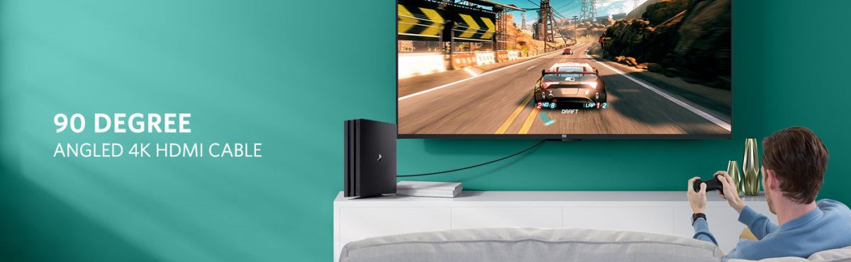UGREEN Rechthoekige Haakse HDMI naar HDMI Kabel 4K@60Hz 2M Zwart afbeelding 8