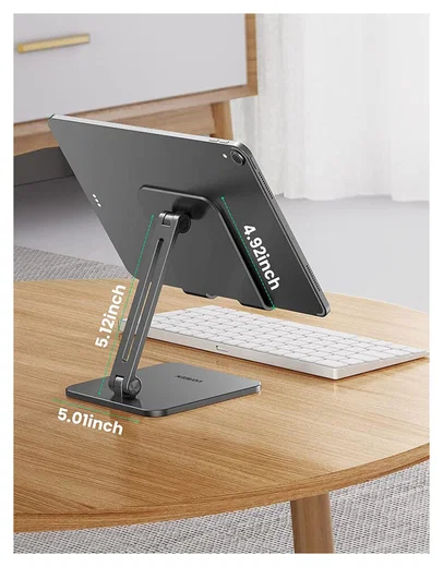 UGREEN Verstelbare Stevige Metalen Tablet / Smartphone Bureau Houder afbeelding 5