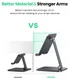 UGREEN Verstelbare Stevige Metalen Tablet / Smartphone Bureau Houder afbeelding 7