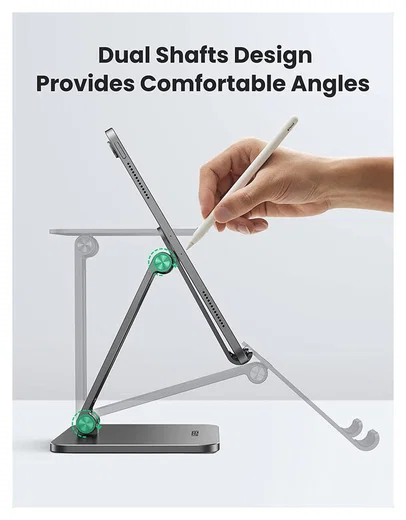 UGREEN Verstelbare Stevige Metalen Tablet / Smartphone Bureau Houder afbeelding 8