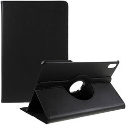 Lenovo Tab P12 Pro Hoes 360 Graden Book Case Kunstleer Zwart afbeelding