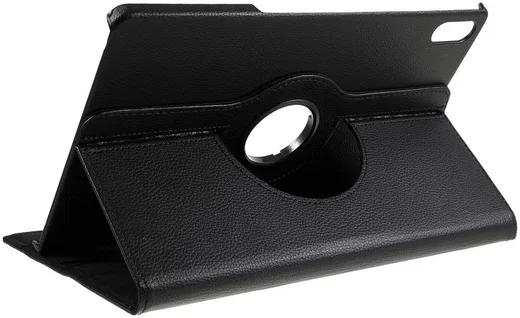 Lenovo Tab P12 Pro Hoes 360 Graden Book Case Kunstleer Zwart afbeelding 12