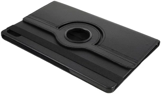 Lenovo Tab P12 Pro Hoes 360 Graden Book Case Kunstleer Zwart afbeelding 10