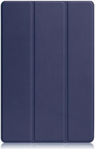 Lenovo Tab P12 Pro Hoes Tri-Fold Book Case Kunstleer Blauw afbeelding 11