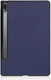 Lenovo Tab P12 Pro Hoes Tri-Fold Book Case Kunstleer Blauw afbeelding 10
