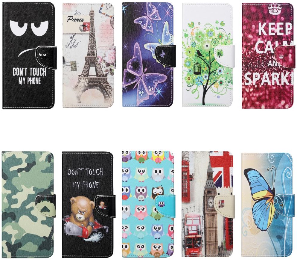 Motorola Moto G22 Hoesje Portemonnee Book Case met Dont Touch Print afbeelding 7