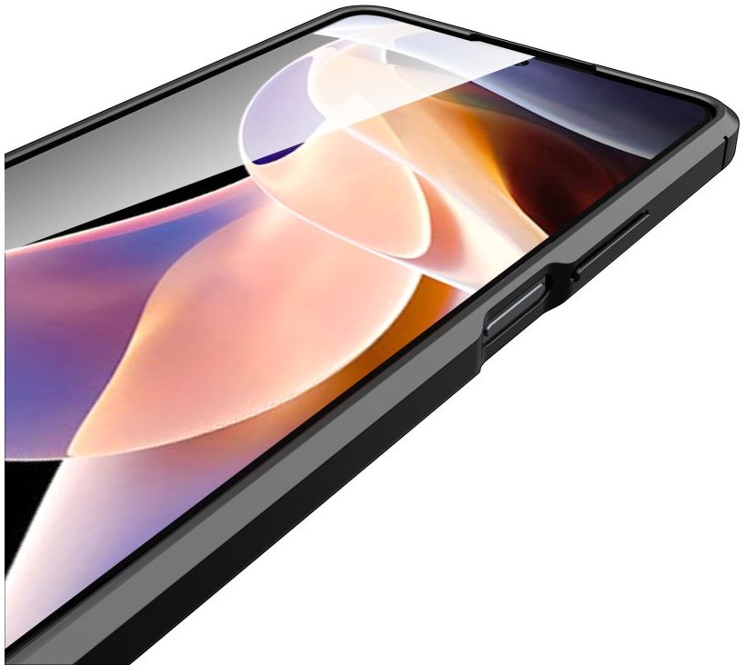 Xiaomi Poco X4 Pro Litchi Hoesje TPU met Leren Textuur Blauw afbeelding 6