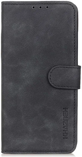 KHAZNEH Oppo Find X5 Lite Hoesje Retro Wallet Book Case Zwart afbeelding 3