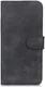 KHAZNEH Oppo Find X5 Lite Hoesje Retro Wallet Book Case Zwart afbeelding 3