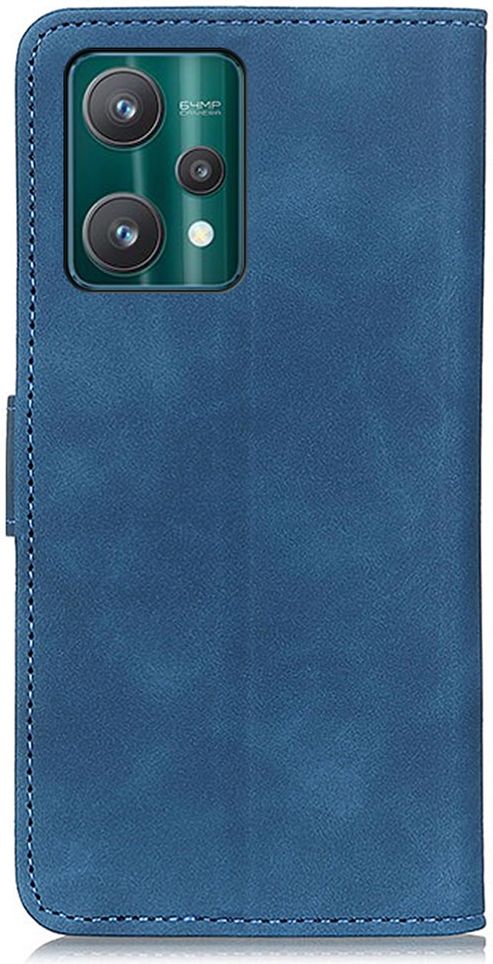 KHAZNEH Realme 9 Pro Hoesje Retro Wallet Book Case Blauw afbeelding 3