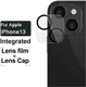 Imak Apple iPhone 13 / 13 Mini Camera Lens Protector + Lens Cap Clear afbeelding 3