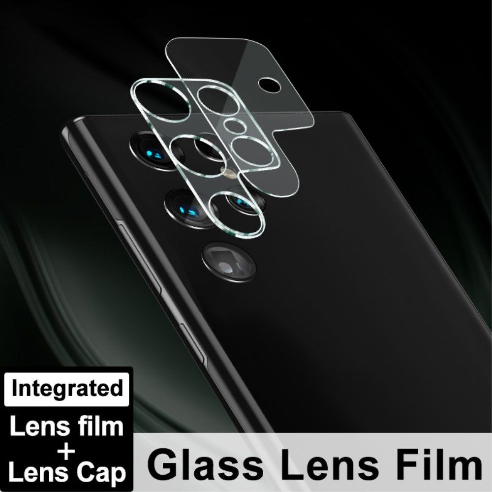 Imak Samsung Galaxy S22 Ultra Camera Lens Protector + Lens Cap Clear afbeelding 4
