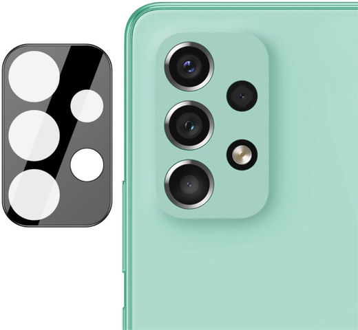 Imak Samsung Galaxy A53 Camera Lens Protector Tempered Glass Zwart afbeelding 2