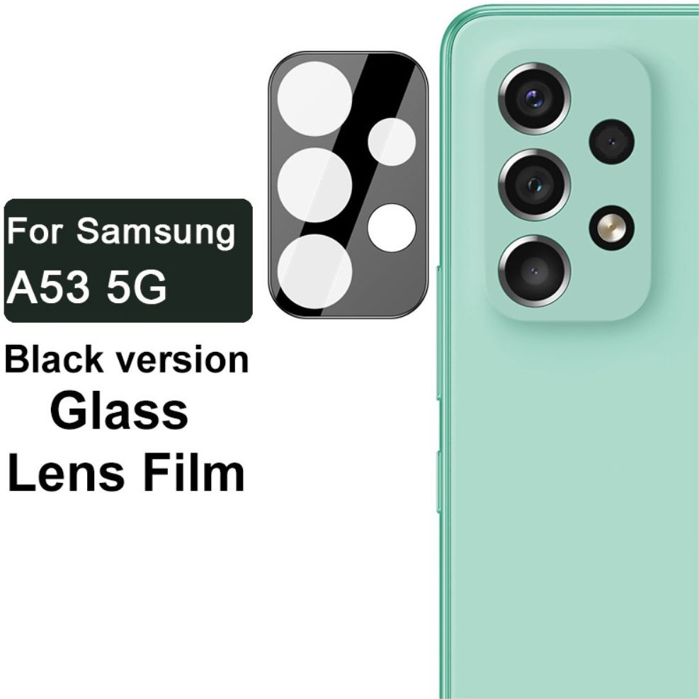 Imak Samsung Galaxy A53 Camera Lens Protector Tempered Glass Zwart afbeelding 4