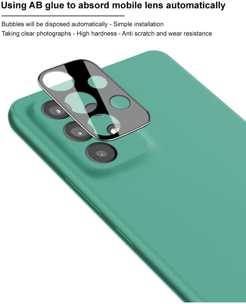 Imak Samsung Galaxy A53 Camera Lens Protector Tempered Glass Zwart afbeelding 5