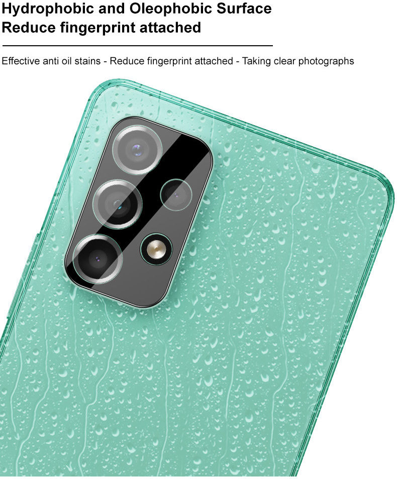 Imak Samsung Galaxy A53 Camera Lens Protector Tempered Glass Zwart afbeelding 6