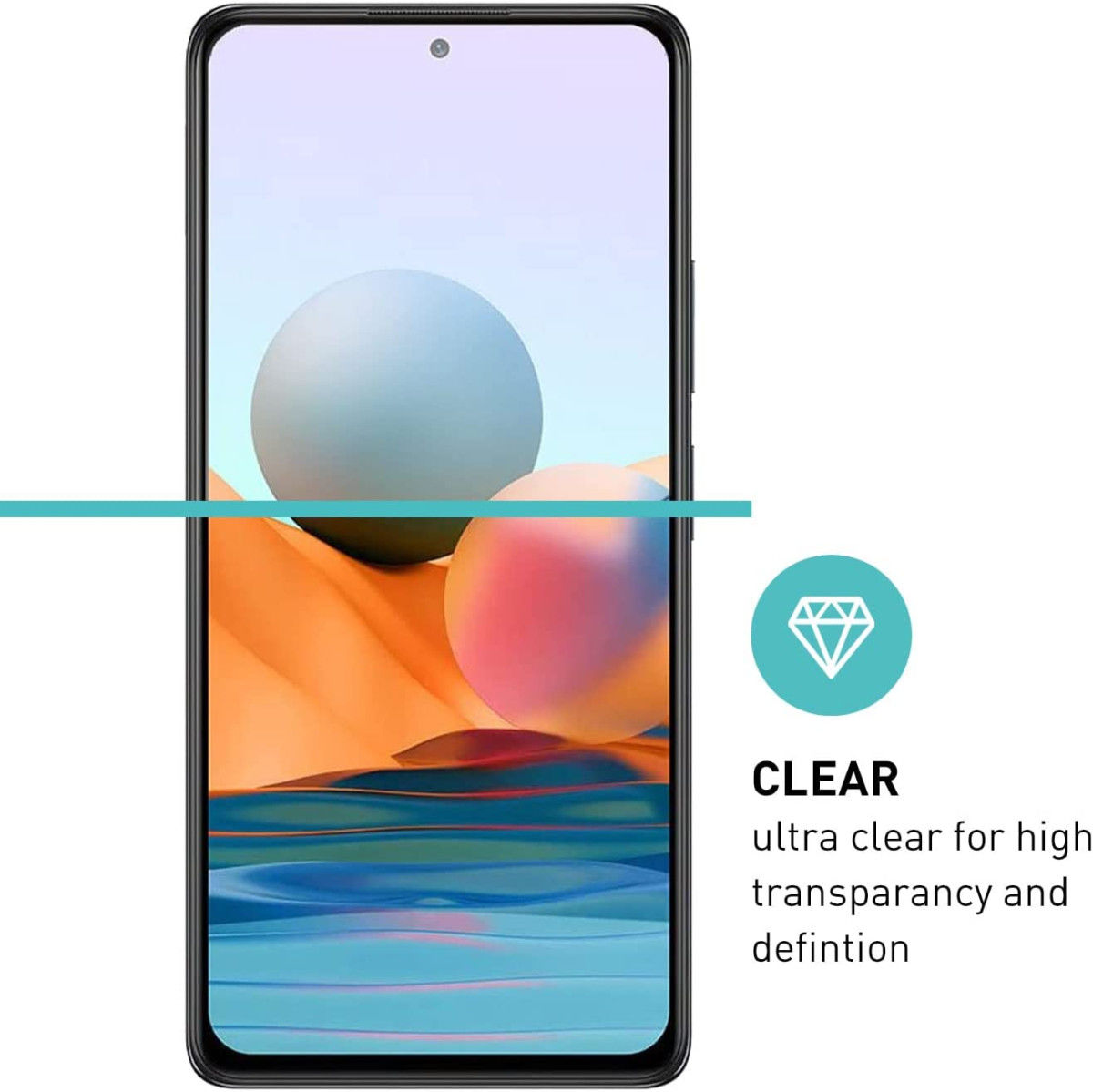 Xiaomi Redmi Note 11 Pro (5G) Screen Protector 0.3mm Tempered Glass afbeelding 2