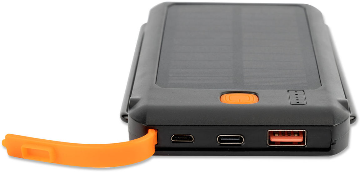 4smarts TitanPack Solar Powerbank 10.000 mAh met Stofdichte Poorten afbeelding 2