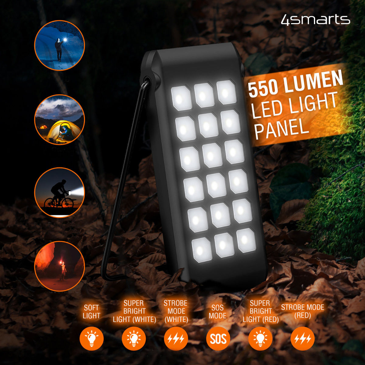 4smarts TitanPack Solar Powerbank 10.000 mAh met Stofdichte Poorten afbeelding 6