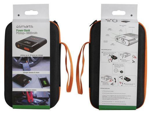 4smarts Pitstop+ 8.800 mAh Powerbank Jumpstarter voor Auto met Compressor afbeelding 13