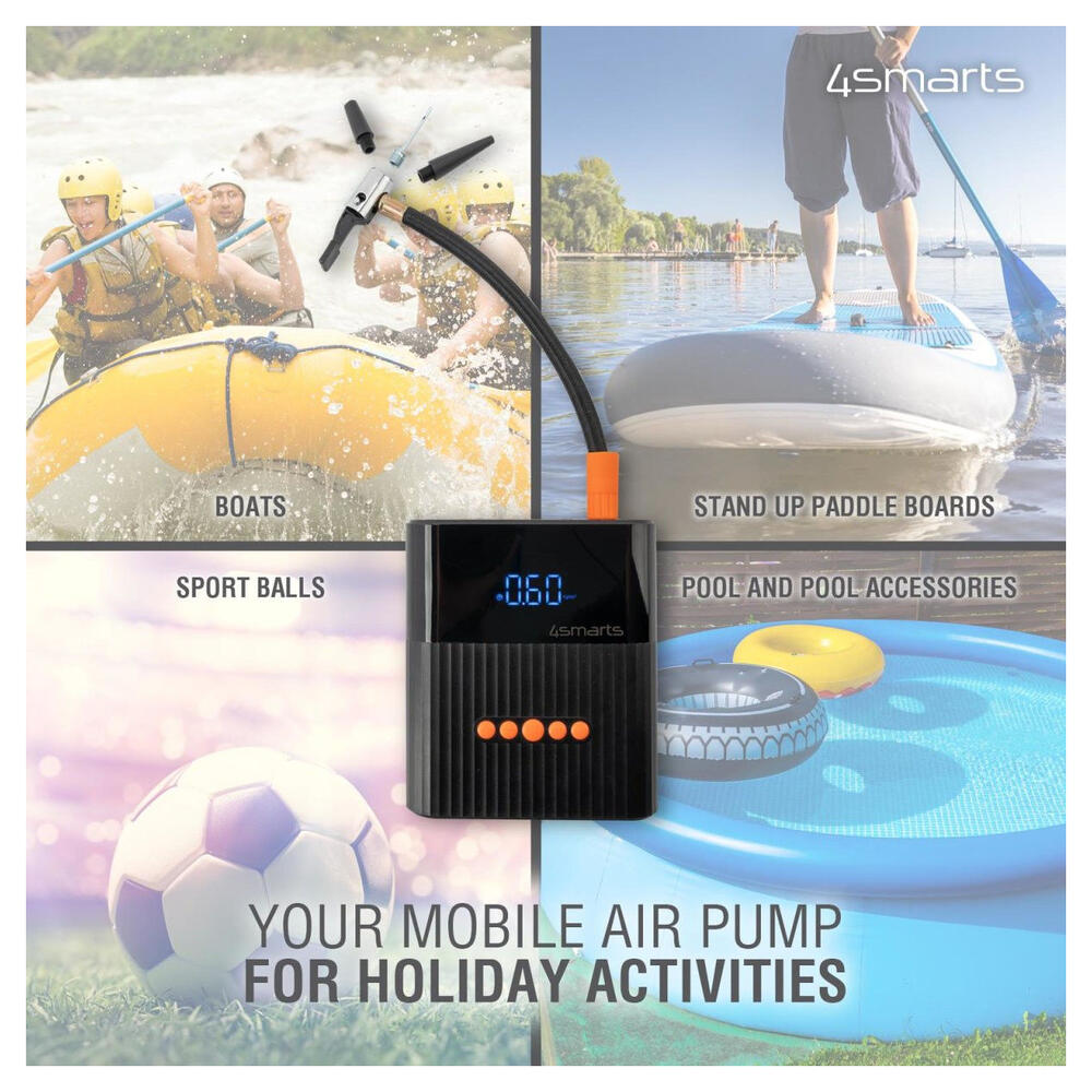 4smarts Pitstop+ 8.800 mAh Powerbank Jumpstarter voor Auto met Compressor afbeelding 8