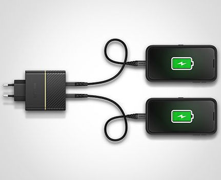 Otterbox 2-in-1 Fast Charge PD USB-C Oplader 50W Adapter Zwart afbeelding 4
