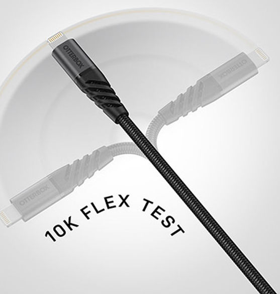 Otterbox Fast Charge Premium Lightning USB-C Kabel 2 Meter Wit afbeelding 3