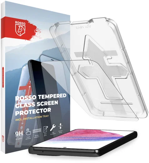 Rosso Samsung Galaxy A53 Tempered Glass Fingerprint en Case Friendly afbeelding 1