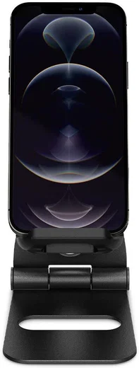 Spigen S311 Universele Telefoon / Tablet Aluminium Bureau Houder Zwart afbeelding 6