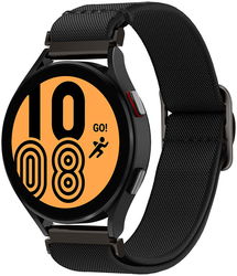 Spigen Fit Lite - Universeel Smartwatch 20MM Bandje - Nylon - Zwart afbeelding