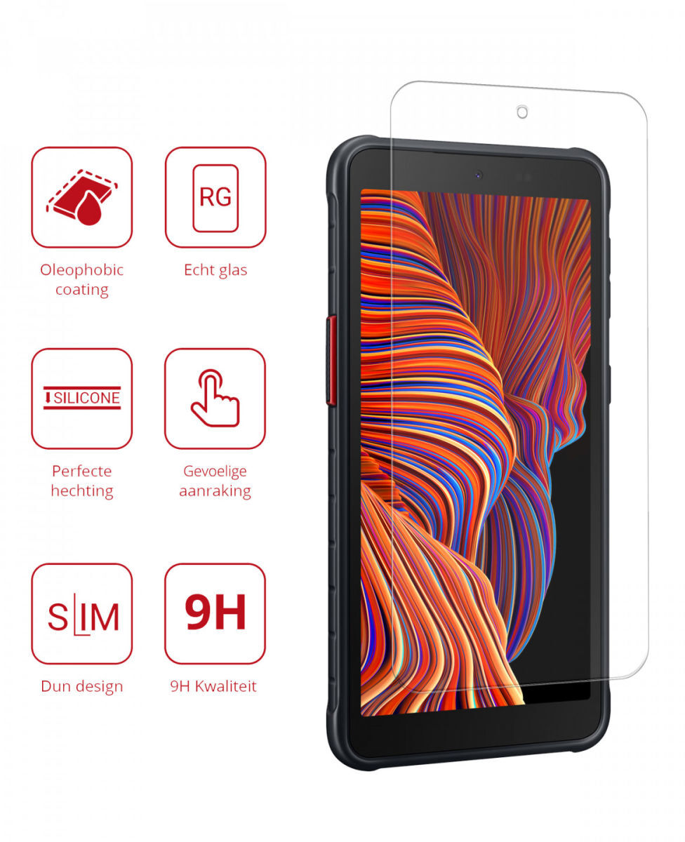Rosso Samsung Galaxy Xcover 5 9H Tempered Glass Screen Protector afbeelding 2