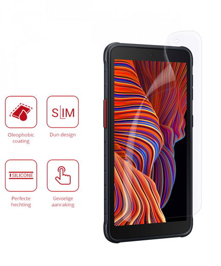 Rosso Samsung Galaxy Xcover 5 Ultra Clear Screen Protector Duo Pack afbeelding 2