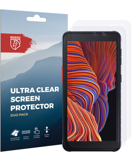 Rosso Samsung Galaxy Xcover 5 Ultra Clear Screen Protector Duo Pack afbeelding 7