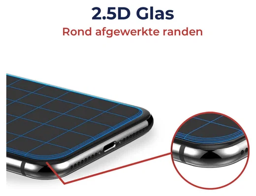 Rosso Apple iPhone 12 / 12 Pro Privacy Glass met Installatietray afbeelding 9