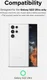 Ringke Frame Glass Samsung Galaxy S22 Ultra Camera Protector Zwart afbeelding 9