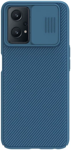 Nillkin CamShield Realme 9 Pro Hoesje met Camera Slider Blauw afbeelding 1