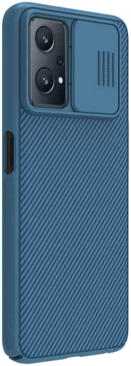 Nillkin CamShield Realme 9 Pro Hoesje met Camera Slider Blauw afbeelding 3