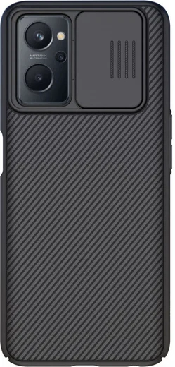 Nillkin CamShield Realme 9i/Oppo A76/A96Hoesje met Camera Slider Zwart afbeelding 1