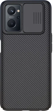 Nillkin CamShield Realme 9i/Oppo A76/A96Hoesje met Camera Slider Zwart